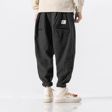 Gotmes New Plaid Men's Jogging Sweatpants Winter Men Harem Pants Casual Big Size Harajuku Woman Cargo Pants Streetwear Dropshipping